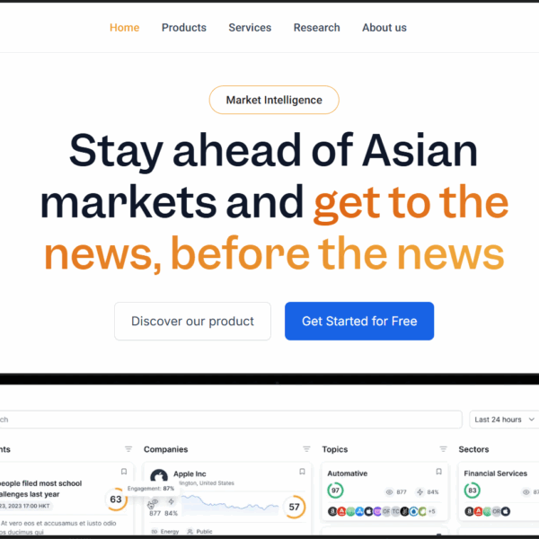Midas Market Intelligence Platform
