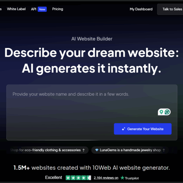 10Web AI Website Builder