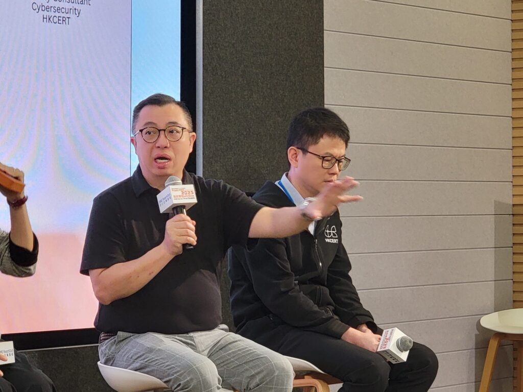 Artificial intelligence conference speaker presenting innovation insights