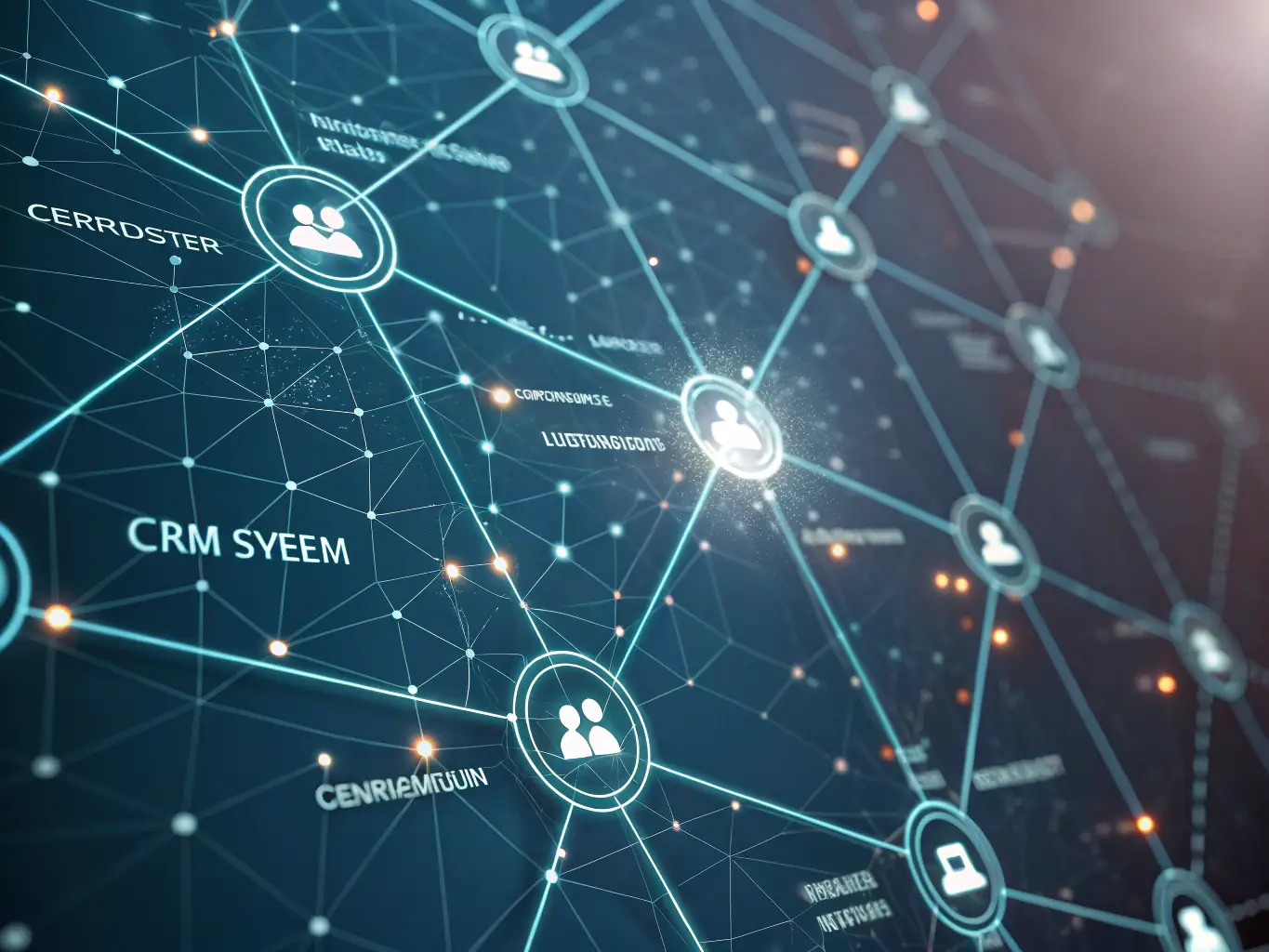 An abstract graphic representing the seamless integration of Dingtalk with other enterprise tools, such as project management software, CRM systems, and data analytics platforms. The graphic emphasizes connectivity and data flow.