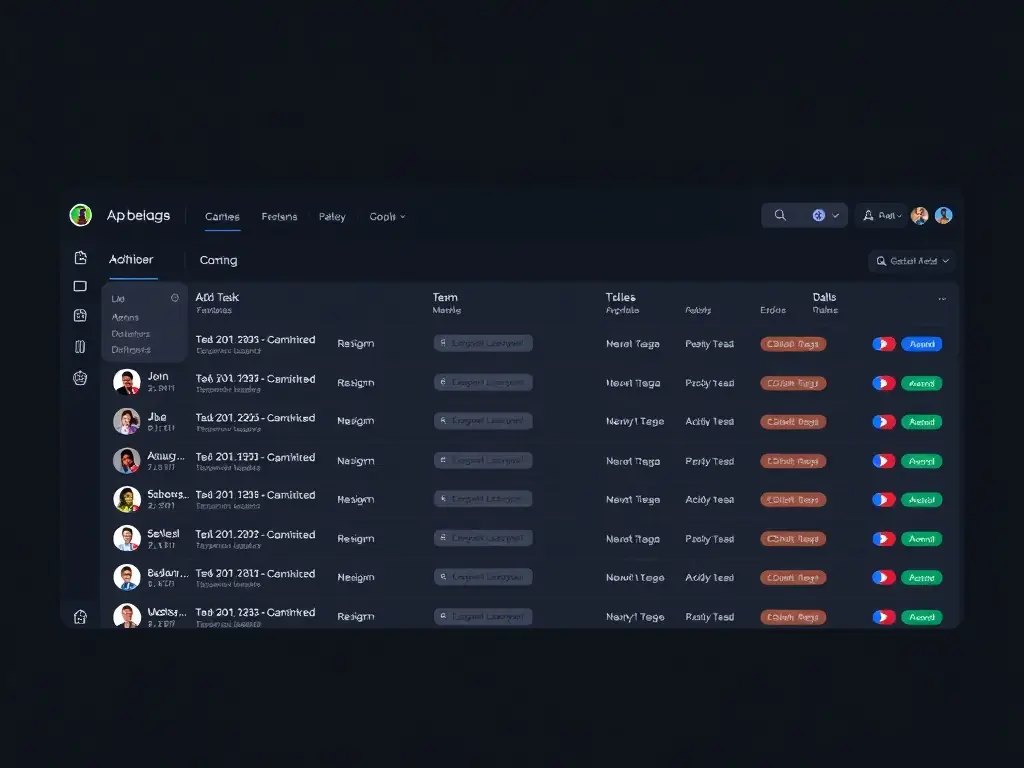 A screenshot of Dingtalk's interface showcasing automated workflow capabilities, with a focus on task assignment, progress tracking, and automated reminders. The interface is clean and intuitive, highlighting ease of use.