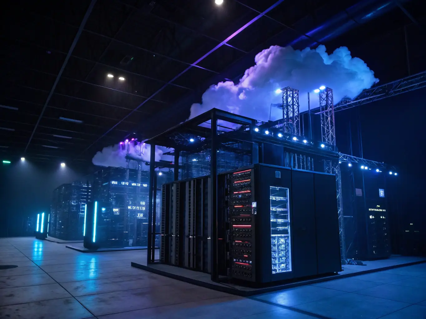 A visual representation of a scalable server architecture with interconnected nodes, highlighting the ability of OpenClaw Agent Server to handle increasing workloads.